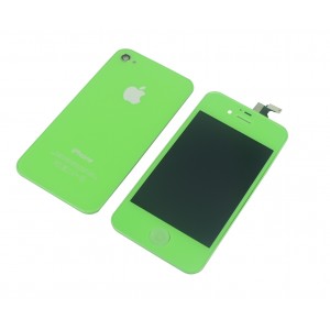 iPhone 4S Πράσινο Full Kit LCD + Touch Screen + Frame Assembly + Home Button & Back Cover