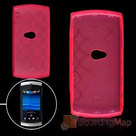 Sony Ericsson Vivaz U5i ροζ θήκη σιλικόνης