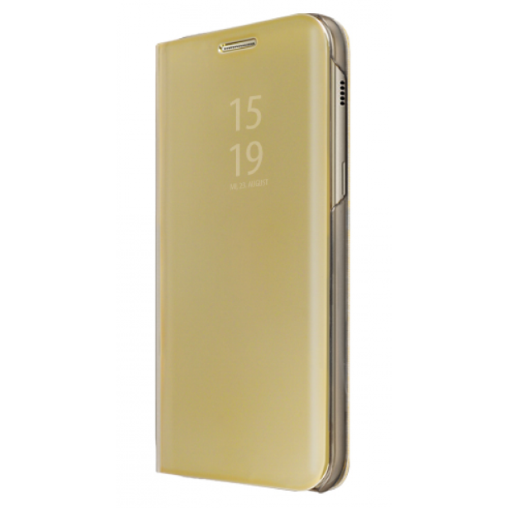 Θήκη Clear View για Huawei P20 lite Χρυσό (ΟΕΜ)