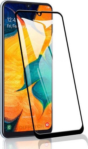 Προστατευτικό οθόνης 9H Tempered Glass Full Face για Samsung Galaxy A70 A705F Black (oem)