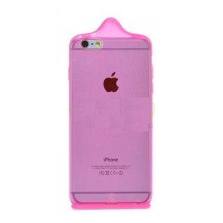 Apple iPhone 6 Plus 5.5 -Θήκη TPU Baseus Icondom Διάφανη-Ροζ (Baseus)