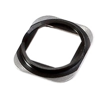 iPhone 5S Home button chrome ring in Black