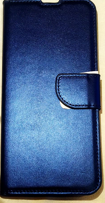 Δερμάτινη Θήκη Βιβλίο με κούμπωμα Για Xiaomi Redmi Note 8 Pro - Σκούρο Μπλε (OEM)