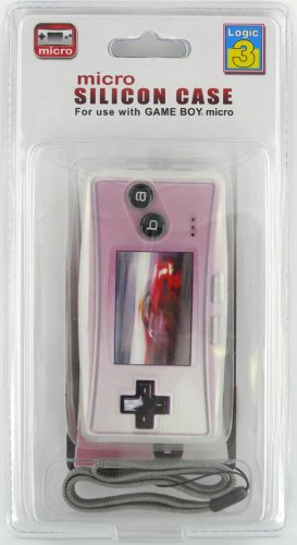 Logic 3 GameBoy micro silicon case ροζ
