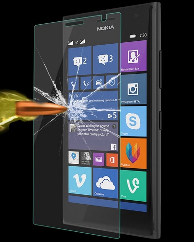 Nokia Lumia 730/735 - Προστατευτικό Οθόνης Tempered Glass 0.33mm