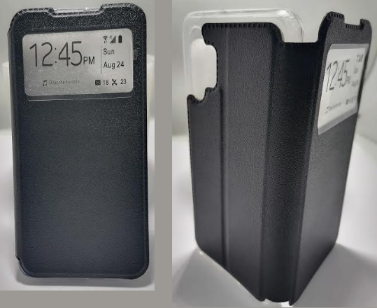Θήκη Δερματίνης με παραθυρο για Samsung A32 4G - Μαυρο (ΟΕΜ)