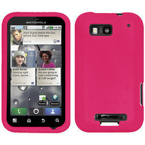 Silicone Case for Motorola Defy / Plus Pink (ΟΕΜ)