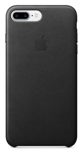 Δερμάτινη Θήκη Πίσω Κάλυμμα για iPhone 7 Plus Μαύρο (LC-IP7P-BLK)