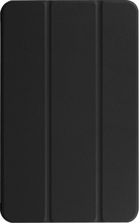 Δερμάτινη Θήκη Tri-fold με πίσω κάλυμμα σιλικόνης / Slim Book Case για το Samsung Galaxy Tab A 10.1 (2016) T580 / T585 Μαύρο (oem)