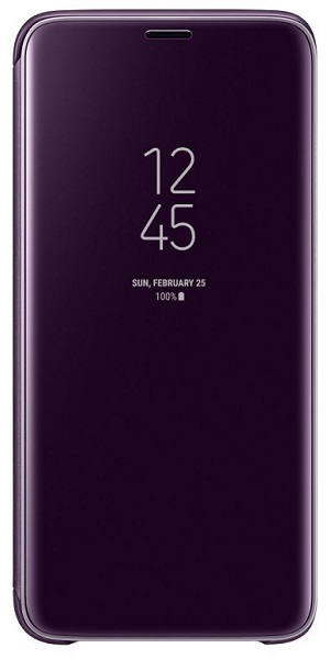 Θήκη Clear View για Huawei Y9 (2019) Color Purple (oem)