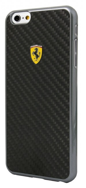 Apple iPhone 6 4.7 - Θήκη Ferrari Scuderia Πλαστικό Πίσω Κάλυμμα Καρμπόν Μαύρο (FESCCBHCP6BL)