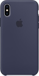Θήκη Apple Silicone Case Midnight Blue για iPhone Xs
