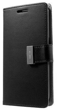 Samsung Galaxy Note Edge N915F - Θήκη Flip Rich Diary Goospery Μαύρο (Goospery)