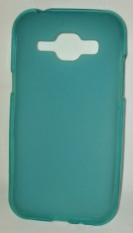 Samsung Galaxy J1 2015 - Θήκη TPU Gel clear green (OEM)
