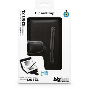 Θήκη Flip and Play για Nintendo DSi XL/Μαύρη BigBen DSIXLFLIPNPLAY