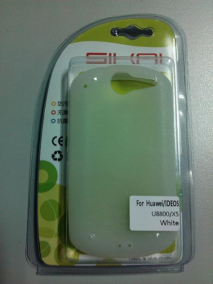 SIKAI White Silicon Case for Huawei U8800 Ideos X5 (ΟΕΜ)