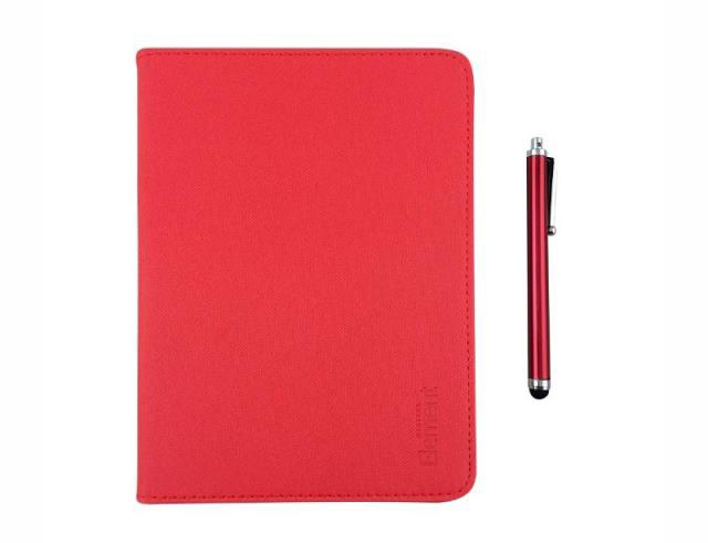 Element+Pen TAB-70R Foldable Leather Case + Pen for tablet 7 ΚΟΚΚΙΝΗ