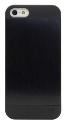 iphone 5/5S - Σκληρή Θήκη Πίσω Κάλυμμα Μεταλλική Μαύρη UUIPH5BM01 (UUnique London)