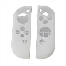 Προστατευτική θήκη σιλικόνης Silicone Anti Slip Cover for Nintendo Switch Controller - Ασπρη (OEM)