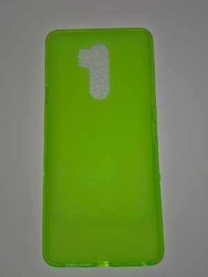 Back Cover Σιλικόνης 0.3mm Διάφανο για LG G7 (πράσινη) (OEM)