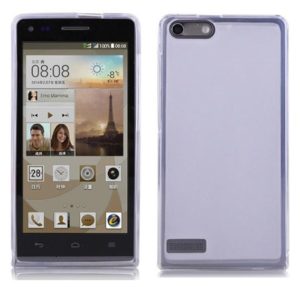 Θήκη TPU GEL για Huawei Ascend G6 Διαφανές Λευκό (OEM)