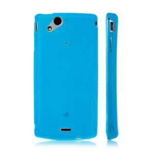 Blue Protective Silicone Gel Skin Case Cover For Sony Ericsson Xperia Arc X12/Arc S