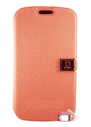 Samsung Galaxy S3 mini i8190 - Δερμάτινη Θήκη Πορτοφόλι με Πλαστικό Πίσω Κάλυμμα DR CHEN Ροζ (OEM)