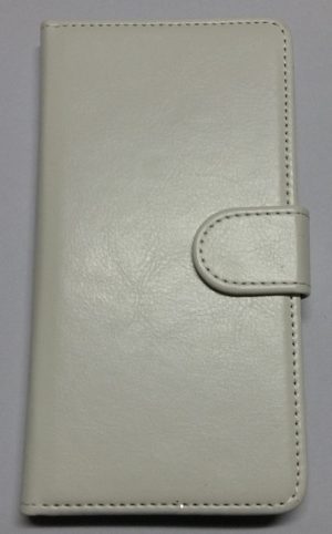 Sony Xperia M5 - Δερμάτινη Θήκη Πορτοφόλι Λευκό (OEM)