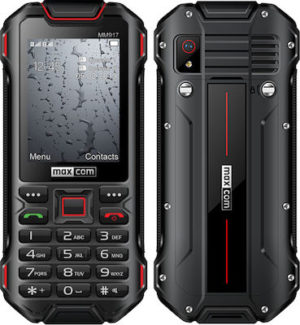 Maxcom Strong MM917 3G (Dual Sim) 2.4 Water-dust proof IP68 με Bluetooth, Φακό, Ραδιόφωνο και Κάμερα Μαύρο