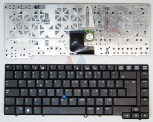 HP US International UI Black Keyboard w/Pointer EliteBook 8530w E8530w πληκτρολόγιο