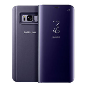 Θήκη Clear View για Samsung Galaxy S8 Μωβ (ΟΕΜ)