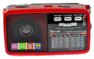 Φορητό USB/SD Mp3 Player Multimedia Speaker, FM Radio & Φακός LED RX-7600
