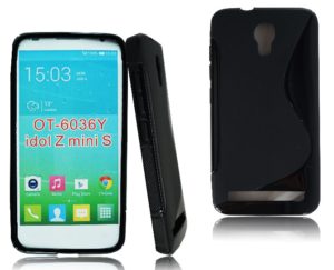Θήκη TPU GEL S-Line για Alcatel One Idol 2 Mini S (6036Y) Μαύρο (OEM)