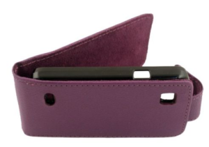 ZTE Kis V788d Leather Flip Case Purple ZTEKV788LFCPU OEM