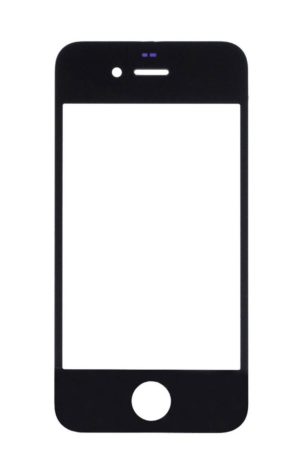 Τζάμι για Μηχανισμό Αφής Apple iPhone 4/4S Μαύρο OEM Type A
