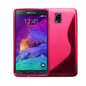Samsung Galaxy Note 4 SM-N910F Θήκη Σιλικόνης TPU S-Line Ροζ (OEM)
