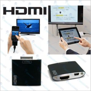 HDMI 1080p HD To TV Adapter Connector For iPhone 4 4S iPAD 1 2 iPod touch4
