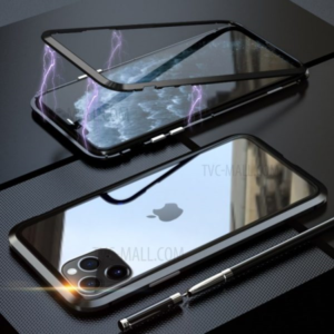 Senso Μεταλλική Μαγνητική Θήκη μπρος και πισω 360 μοιρών για Iphone 11 Pro ΜΑΥΡΟ