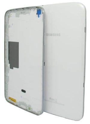 Samsung Galaxy Tab 3 8 3G Version T311 back cover with side button complete in white