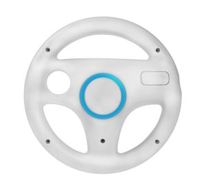 Τιμονάκι Nintendo Wii Steering Wheel for Wii Mario Kart - Άσπρο (Μεταχειρισμένο)
