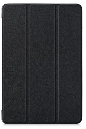 Δερμάτινη Θήκη Tri-fold με πίσω κάλυμμα σιλικόνης / Slim Book Case for Huawei MediaPad M5 Lite 10.1 Black (oem)