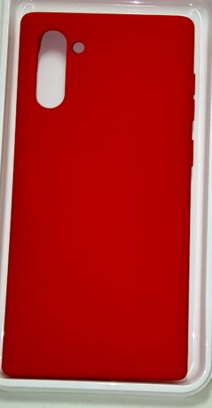 Θήκη Silicone Cover για Samsung Galaxy Note 10 Κόκκινο