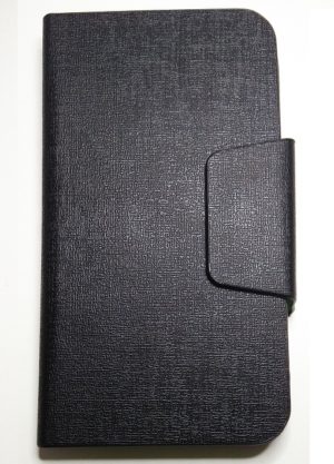 Θήκη Universal Flip Book Small για Κινητά Τηλέφωνα Από 4.8 εως 5.3 Περιστρεφόμενη GEL Μαύρο (OEM)