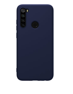 Θήκη ματ tpu σιλικονη μαλακή πίσω κάλυμμα για XIAOMI Note 8 Σκουρο Μπλε (oem)