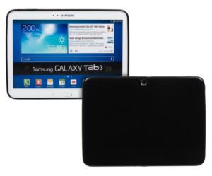 Θήκη Σιλικόνης για το Samsung Galaxy Tab 3 10.1 P5200/P5210 Μαύρη (OEM)