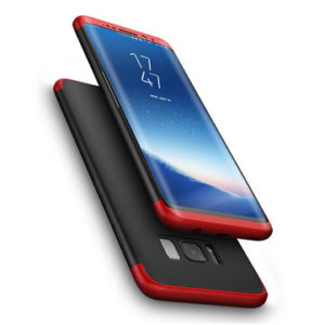 Θήκη Bakeey™ Full Plate 360° για Samsung Galaxy S8 Plus 6.2 Κόκκινο/Μαύρο