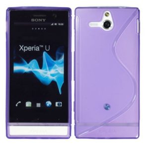 Sony Xperia U - Θήκη TPU Gel S-Line Mωβ (OEM)