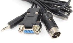 Atari ST VGA Monitor Adapter Cable with Audio
