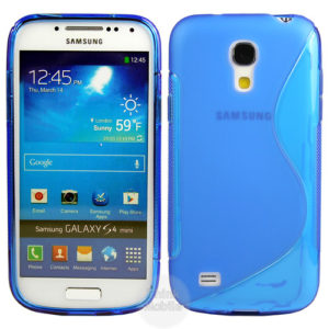 Samsung Galaxy S4 mini i9190 S-Line Silicone TPU Case - Blue