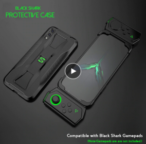 Θήκη Πίσω Κάλυμμα Σιλικόνης για Xiaomi BlackShark Heat / Black Shark 2 Helo Compatible with Black Shark Gamepad μαύρη (ΟΕΜ)